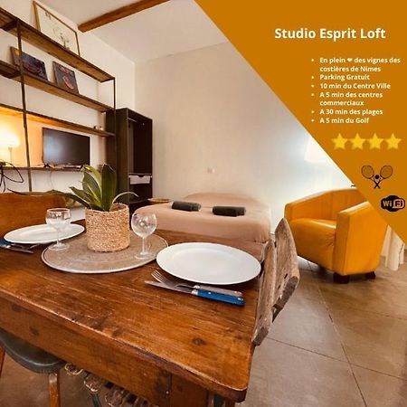 Charmant Studio Loft - Mas Bois Fontaine Nîmes Dış mekan fotoğraf